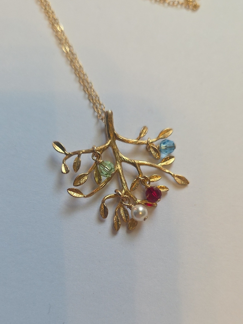 Beaded Tree Necklace